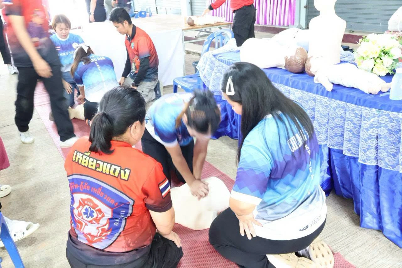 โครงการอบรมให้ความรู้วิธีการปฐมพยาบาลเบื้องต้น สำหรับครูผู้ดูแลเด็กและผู้ปกครอง